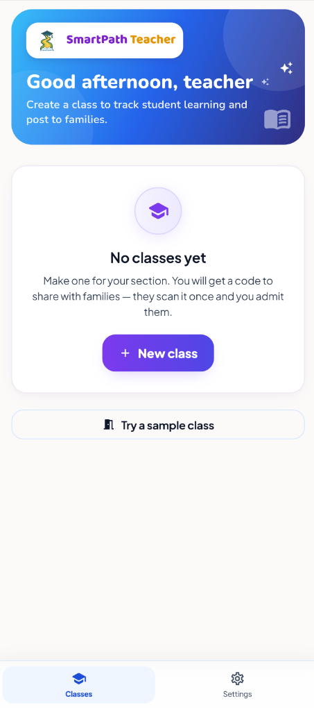 SmartPath Teacher App